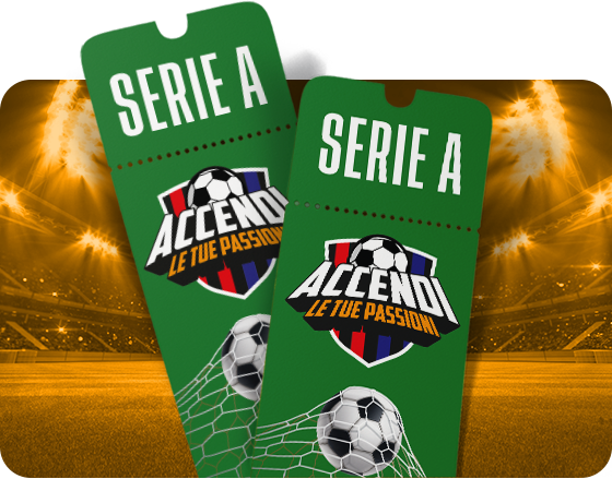 Rappresentazione grafica di due biglietti per una partita di calcio